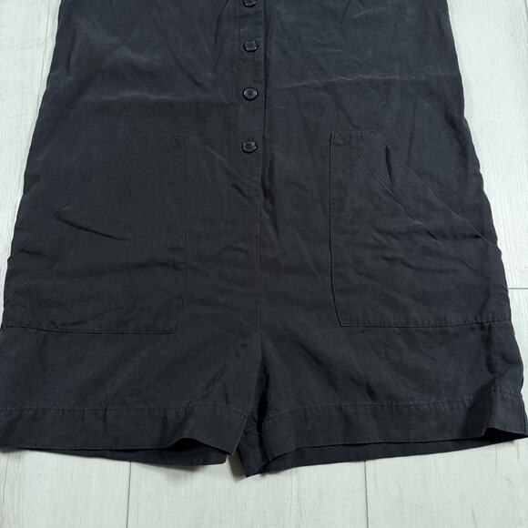 Hatch Women's Maternity Feeding Small SZ 1 Black The Elliot Jumpsuit Short - Picture 3 of 13